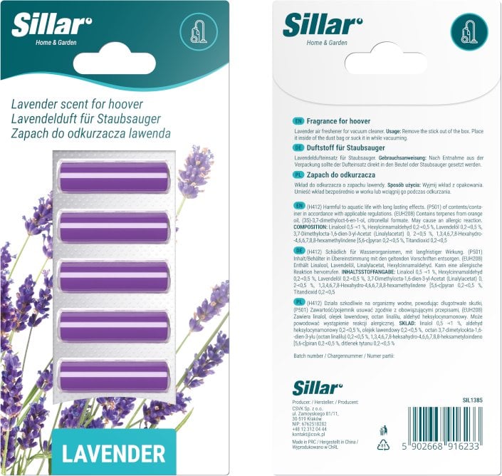 Zapach do odkurzacza lawenda (SIL1385)