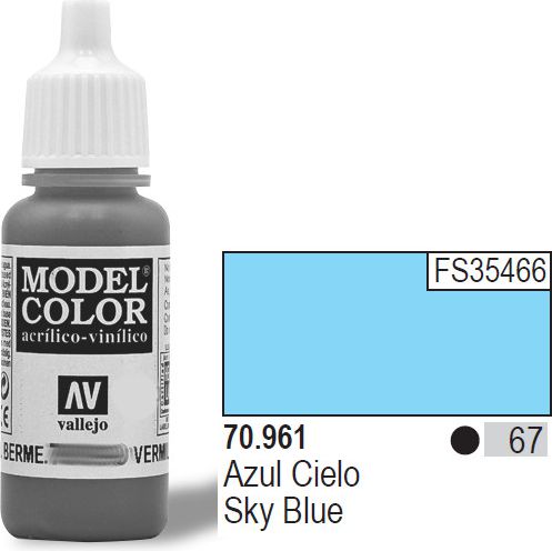 Vallejo Farba Nr67 Sky Blue Matt 17ml - 70961