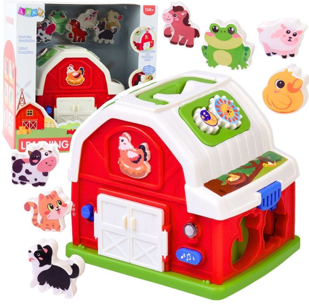Interaktywny Domek Farma Muzyczna Stodoła Ze Zwierzętami Światła Dźwięki