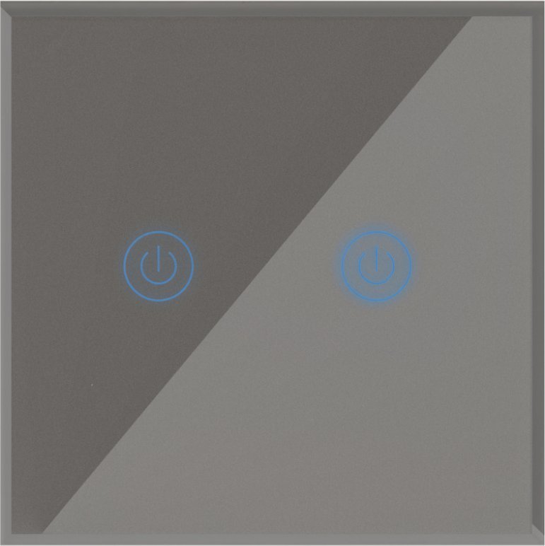 Art SMART WYŁĄCZNIK ŚWIATŁA WIFI podwójny szary ART oem