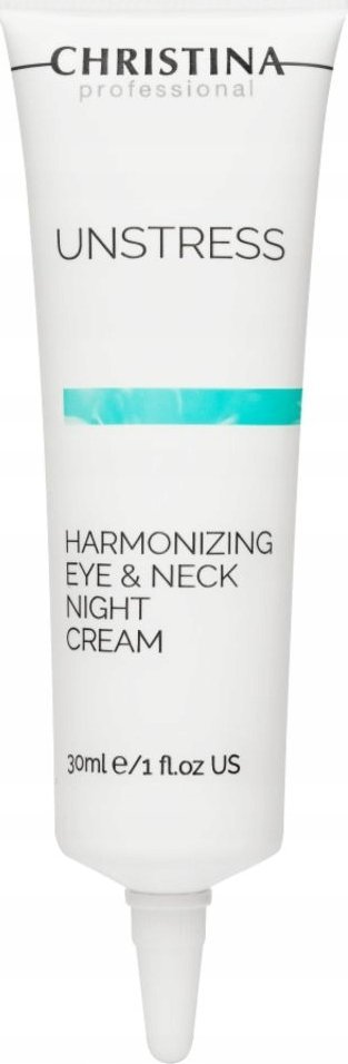 Unstress Harmonizing Night Cream Eye&Neck - Krem na noc do skóry wokół oczu i na szyję, 30 ml