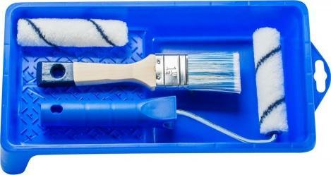 KAEM Zestaw malarski pędzel kuweta 2x wałek