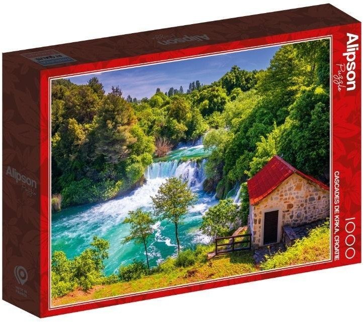 Puzzle 1000 Chorwacja, Wodospady Krka