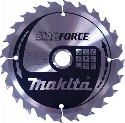 Makita MAKITA PIŁA TARCZOWA 160x20x24z MAKFORCE DREWNO