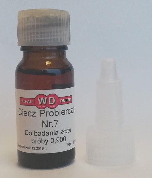 SafeScan CIECZ PROBIERCZA 10ml DO ZŁOTA PRÓBY 0.900 -