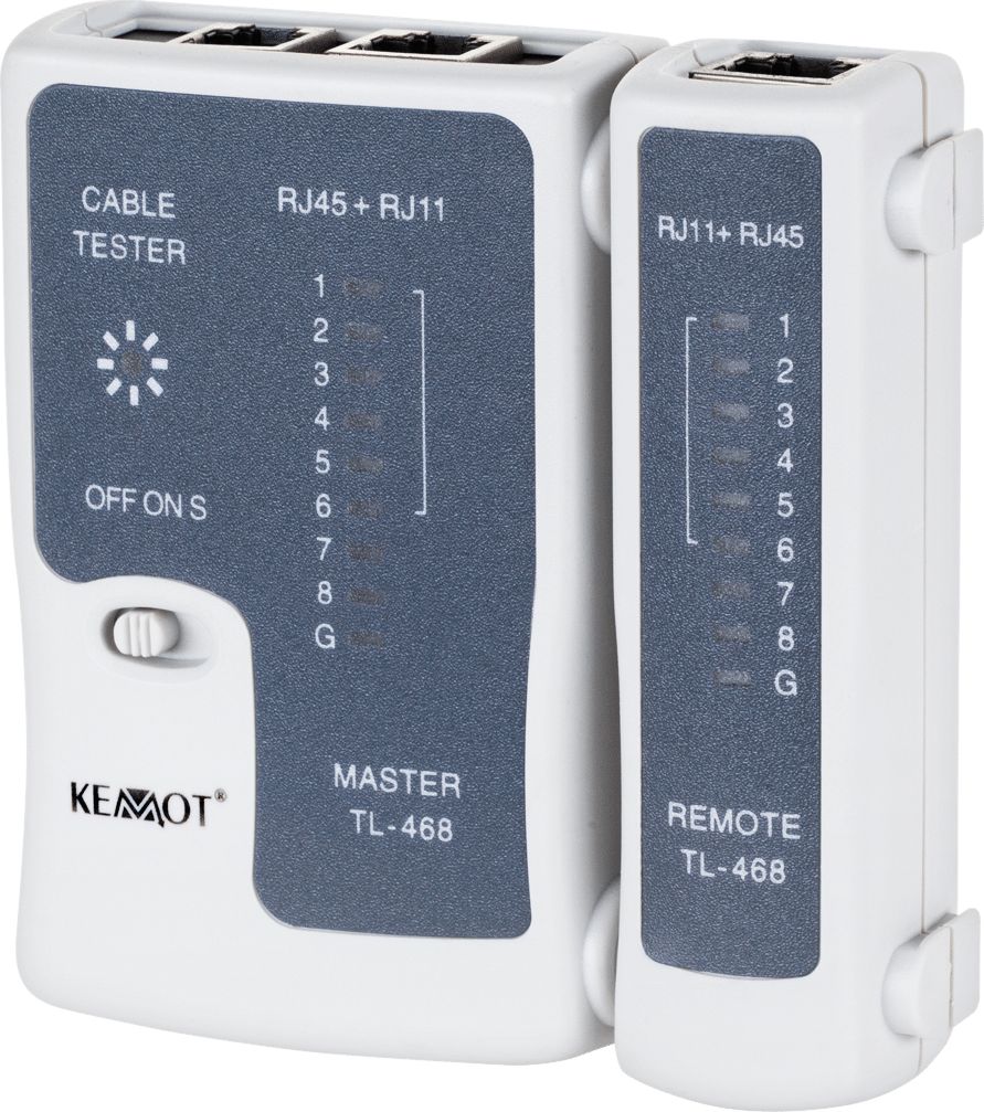 Kemot Tester do kabli RJ45 / RJ11 TL-468 (NAR0167)
