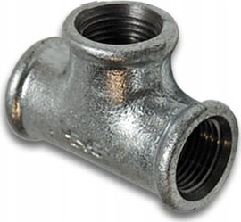 IDMAR Trójnik redukcyjny 1 1/2"x1" B1 (DN40xDN25) ocynk