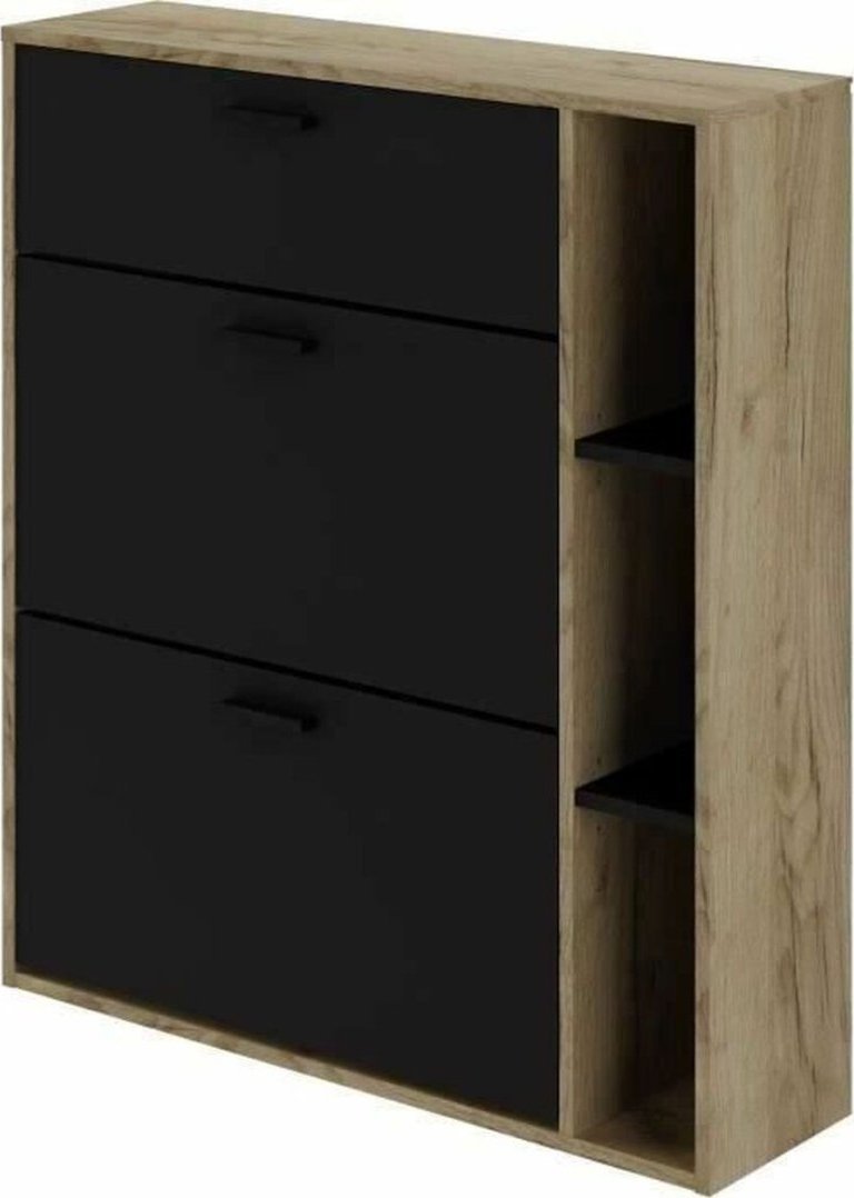 Szafka na Buty Leona Brązowy Dub Melamina 90 x 25 x 102 cm