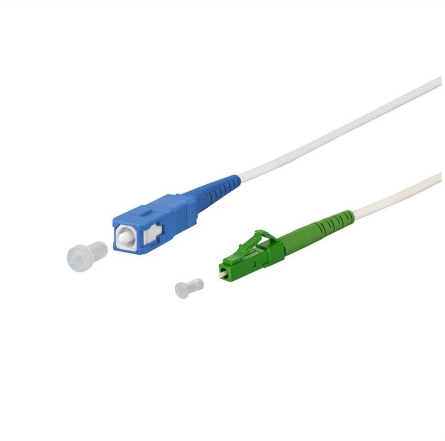 Kabel krosowy METZ CONNECT OpDAT, SC-S/LC-S APC OS2, 1 m