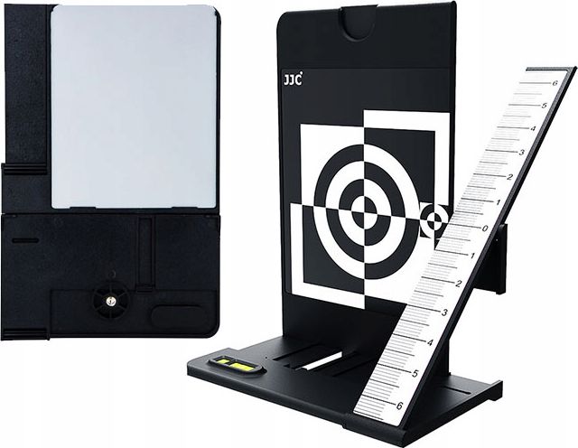 JJC 2w1 Szara Karta + Tablica Kalibracja Ostrości Af Autofocus