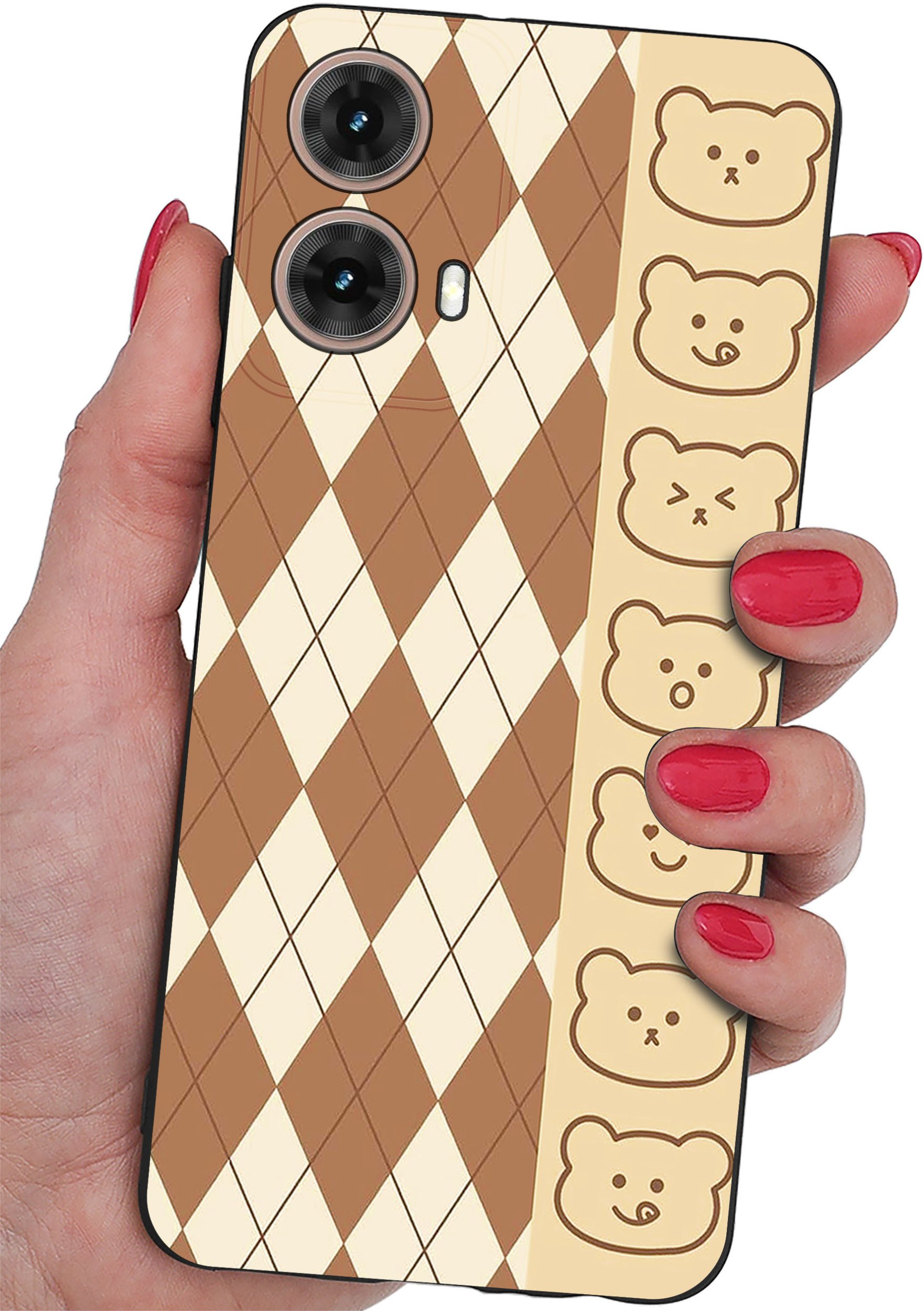 Etui do Motorola Moto G85 5G WZORY |SILIKONOWE MATT CASE