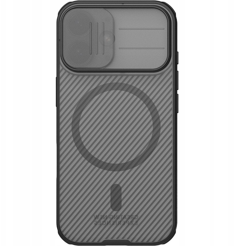 Etui Nillkin CamShield Pro Magnetic Case do Apple iPhone 17 półprzezroczyste czarne