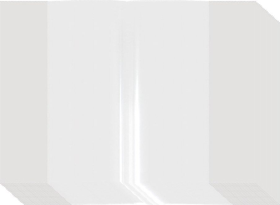 Biurfol Okładka na zeszyt A5 PP przezroczysta krysta 50szt