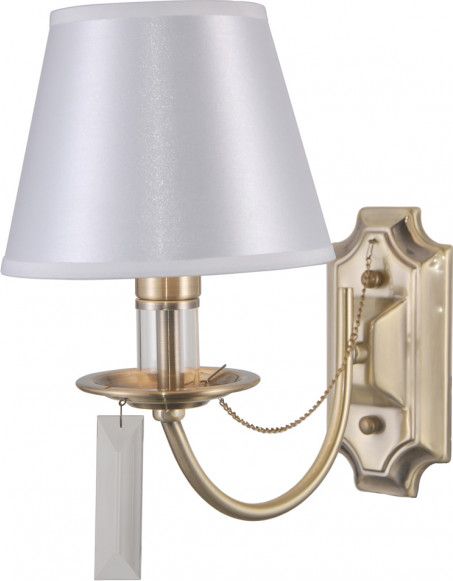 Kinkiet Italux Kinkiet ścienny LED Ready do jadalni brązowy Italux Solana WL-28366-1