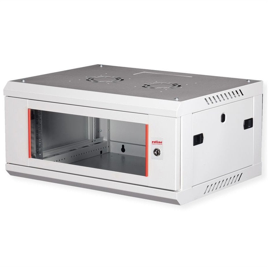 ROLINE Wandgeh�use Basic Plus 48,26cm 19-Zoll 4HE 600x450 BxT grau