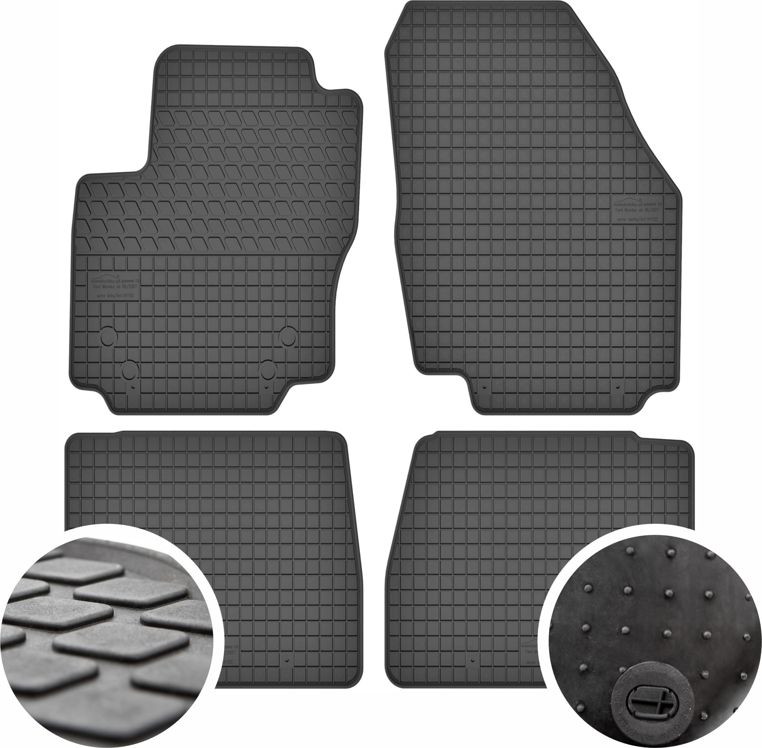 GeyerHosaja Dywaniki gumowe do Ford Mondeo Mk4