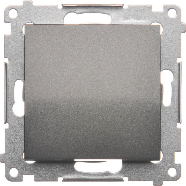 Kontakt-Simon Łącznik jednobiegunowy antracyt - DW1A.01/48