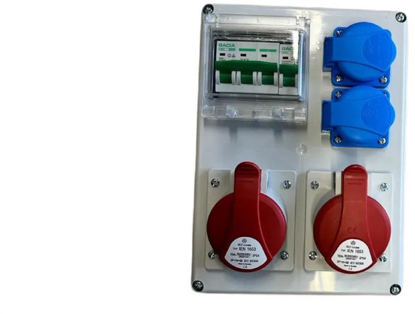 Rozdzielnica elektryczna CEE 32A 16A 2x230V z bezpiecznikami 98V-3