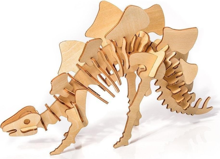 Nice Idea Puzzle drewniane Model 3D Stegozaur