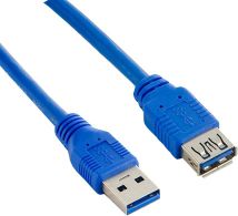 Kabel USB 4World USB-A - 5 m Niebieski (8959)