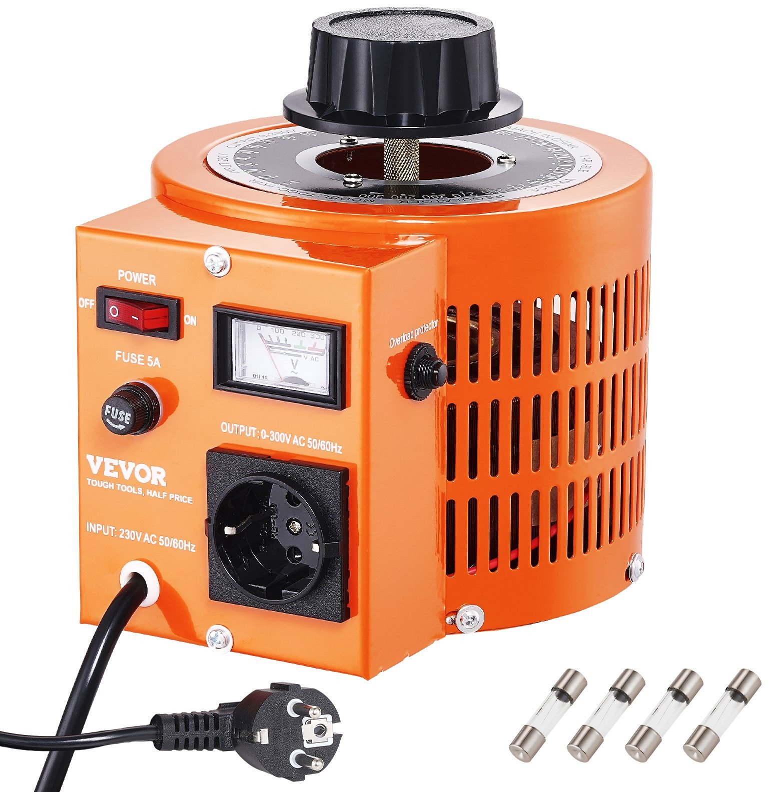 Transformator zmiennego napięcia 1000VA 0300V regulacja napięcia AC