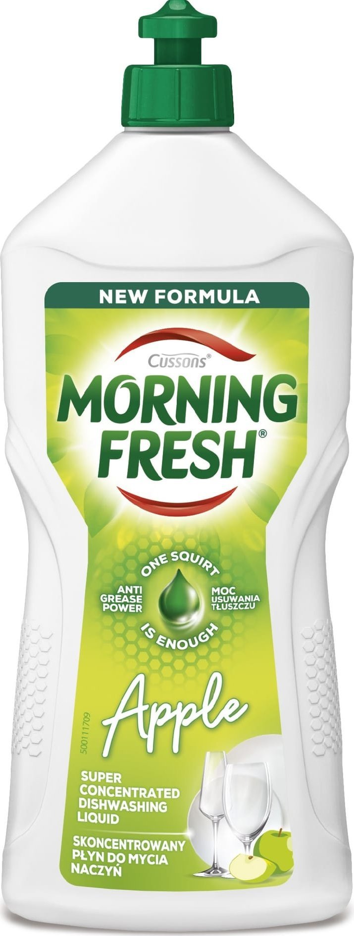 Sarantis CUSSONS Morning Fresh Skoncentrowany płyn do mycia naczyń - Apple 900 ml