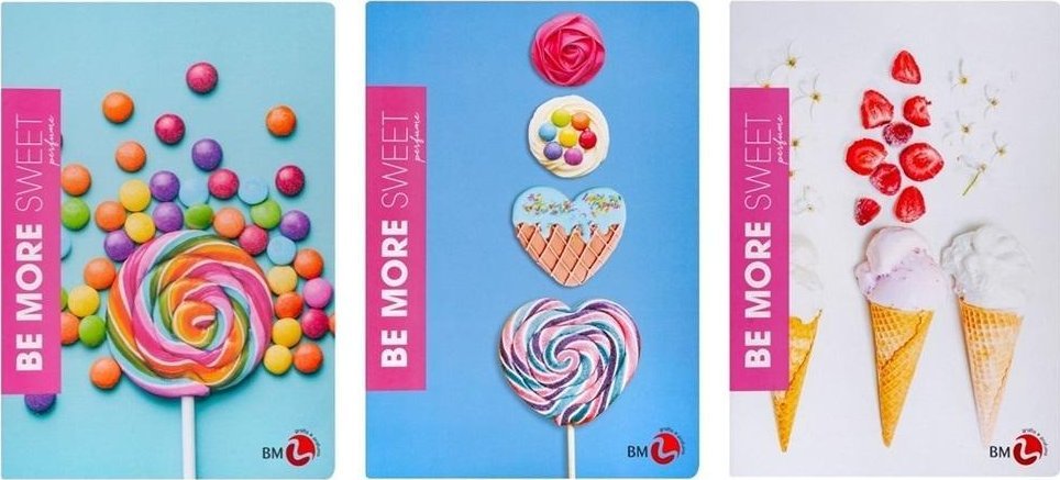 Zeszyt A4/36K linia Be More Sweet (10szt)