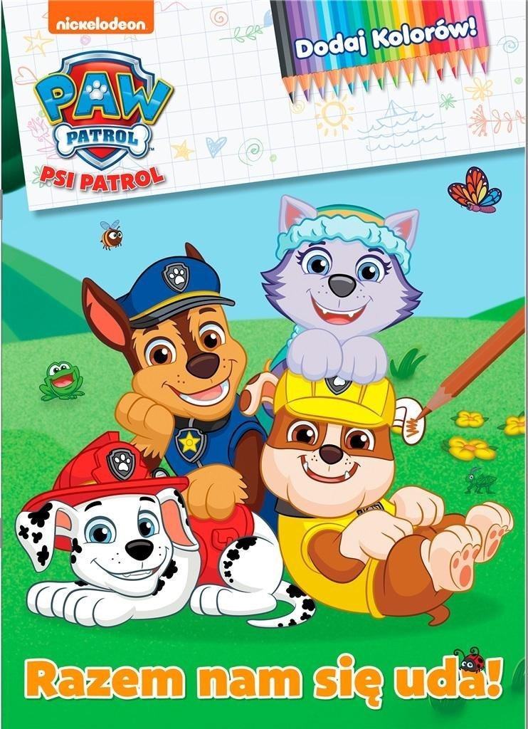 Media Service Zawada Psi Patrol. Dodaj kolorów cz.8 Razem nam się uda!