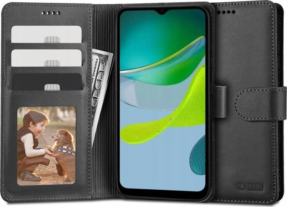Braders Etui Wallet Portfelowe do Motorola Moto E13 Black