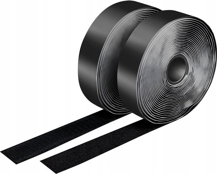 Organizer LogiLink Logilink Klettband-Set, schwarz, Breite: 25 mm, Rolle, 5m