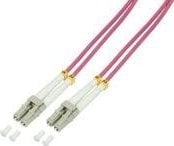 LogiLink Logilink - Patch- Cable - LC Multi- Mode (M) - LC Multi- Mode (M) - 2 m - glass fiber - 50/125 Micrometer - OM4 - halogen free (FP4LC02)