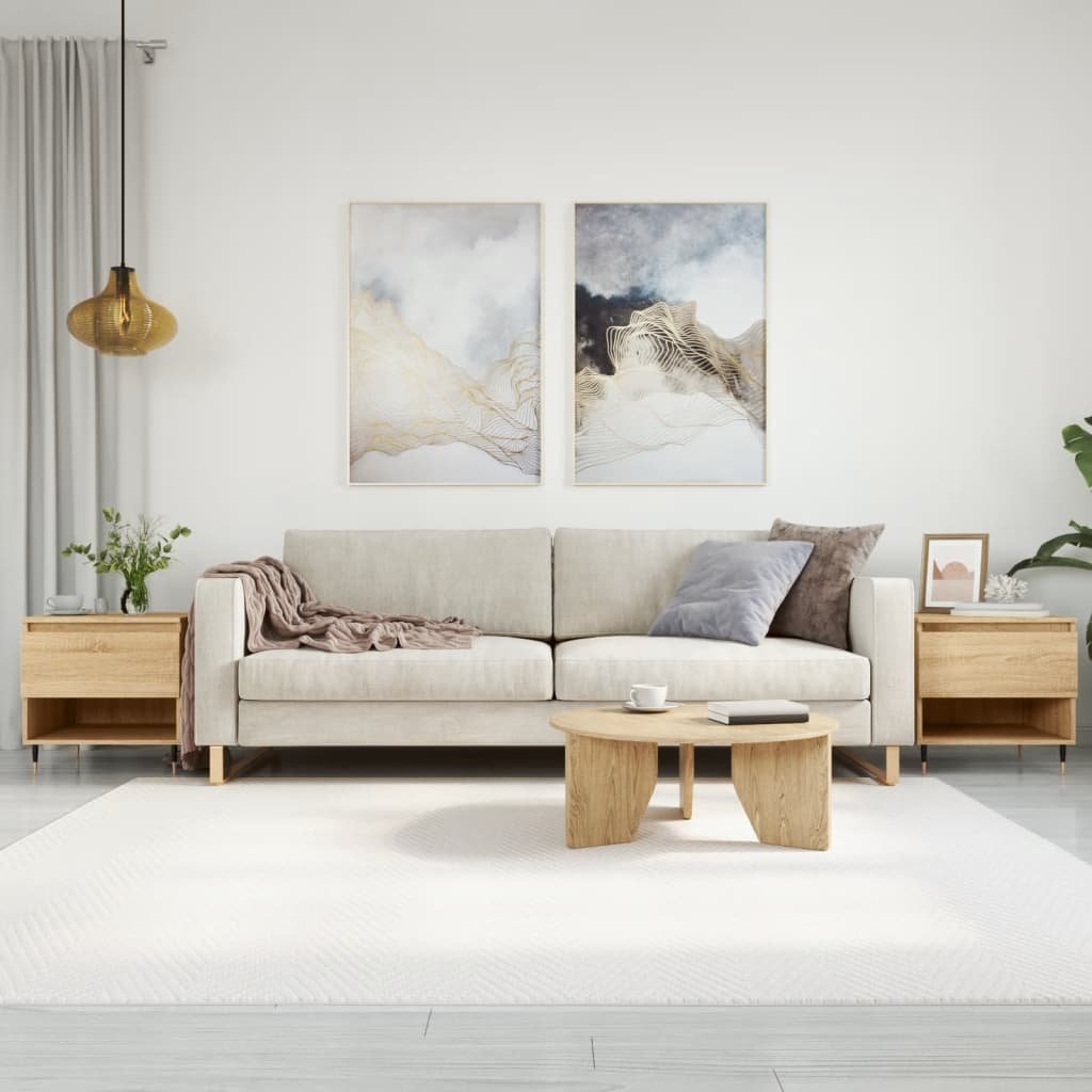 vidaXL vidaXL Stoliki kawowe, 2 szt., dąb sonoma, 50x46x50 cm