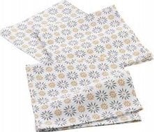 Douceur d`Interieur Serwetki materiałowe ASTRE, bawełniane, 40 x 40 cm, 3 sztuki