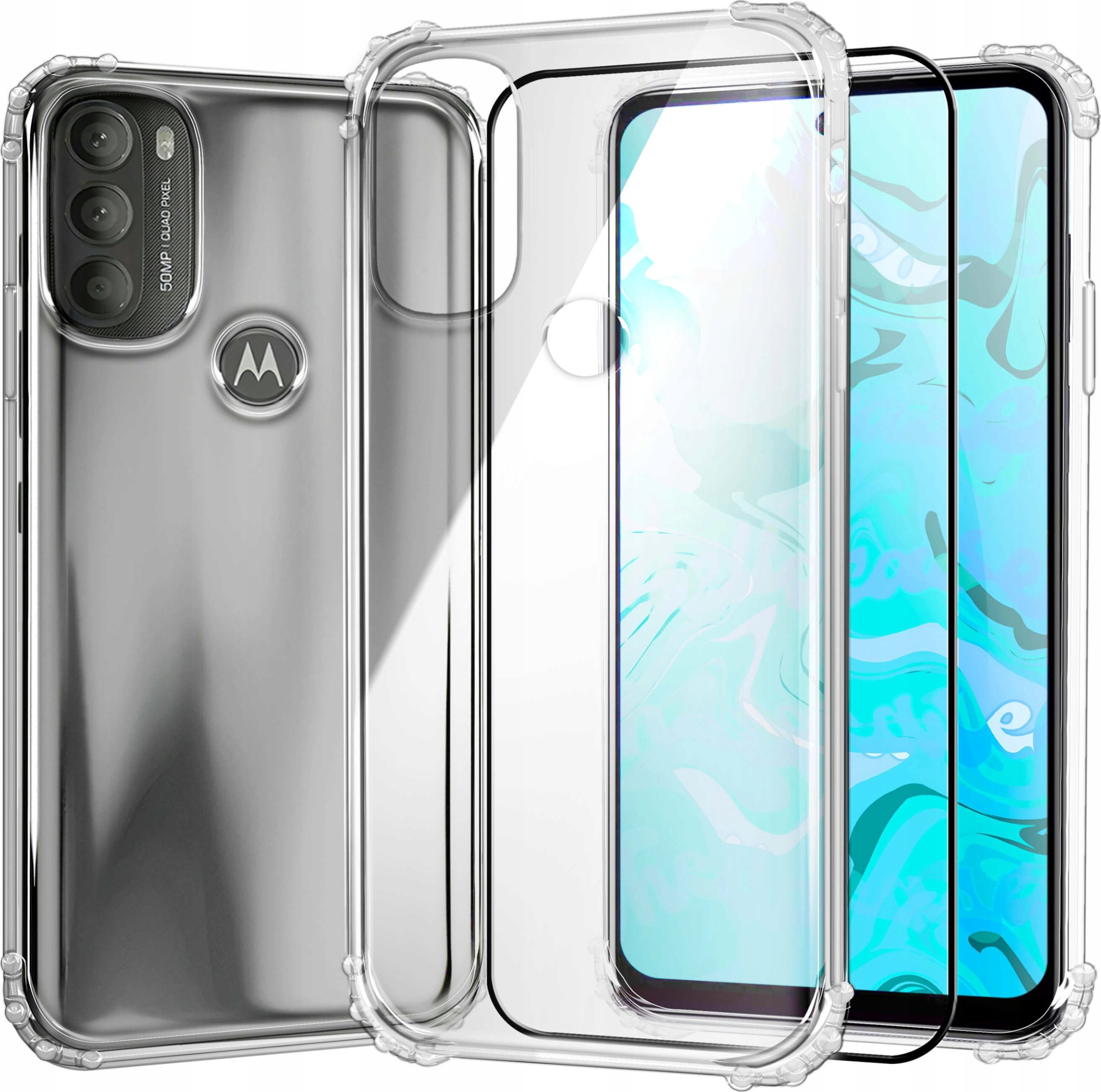 Hello Case ETUI PANCERNE DO MOTOROLA MOTO G71 5G | CASE SILIKON GUMA SLIM SHOCK SZKŁO