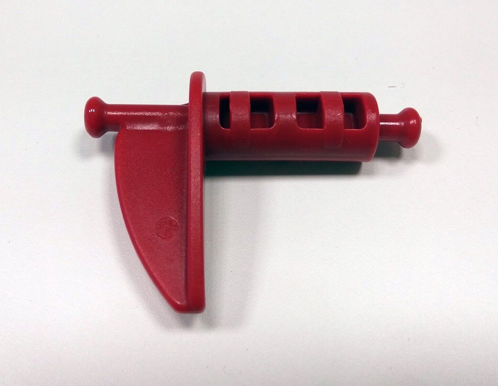 OkBaby Blokada podnóżka OKBABY prawa czerwona