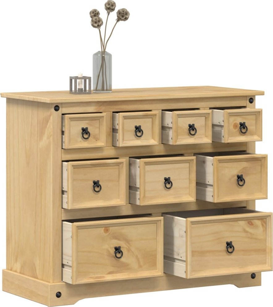 vidaXL vidaXL Komoda Corona, 103x46x83 cm, lite drewno sosnowe