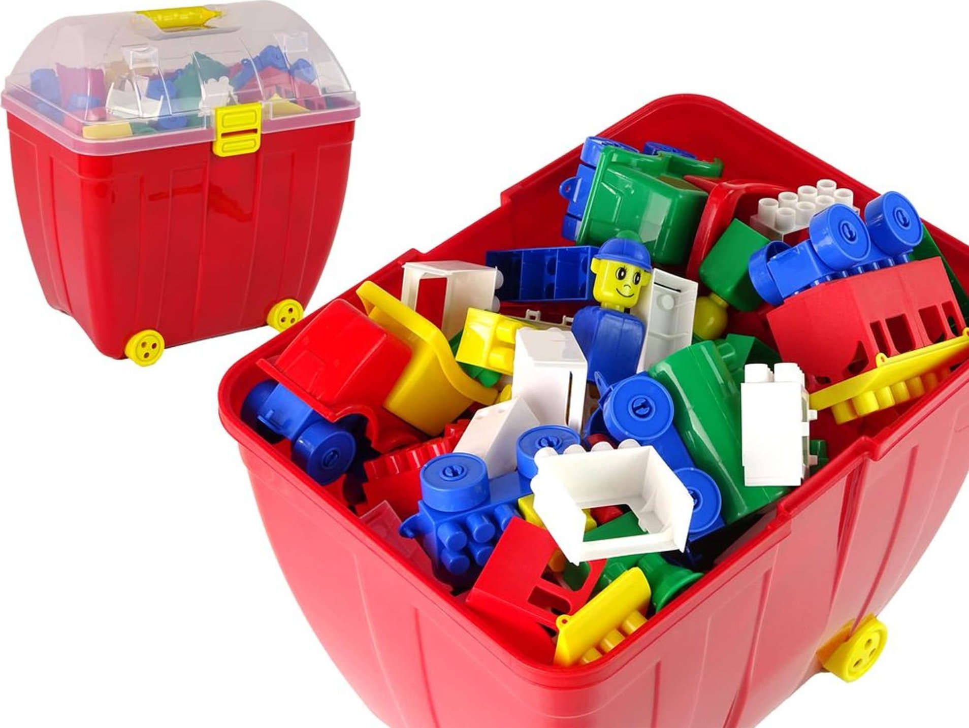 Hemar Kuferek Duży z Kolorowymi Klockami K2 280 Elementów