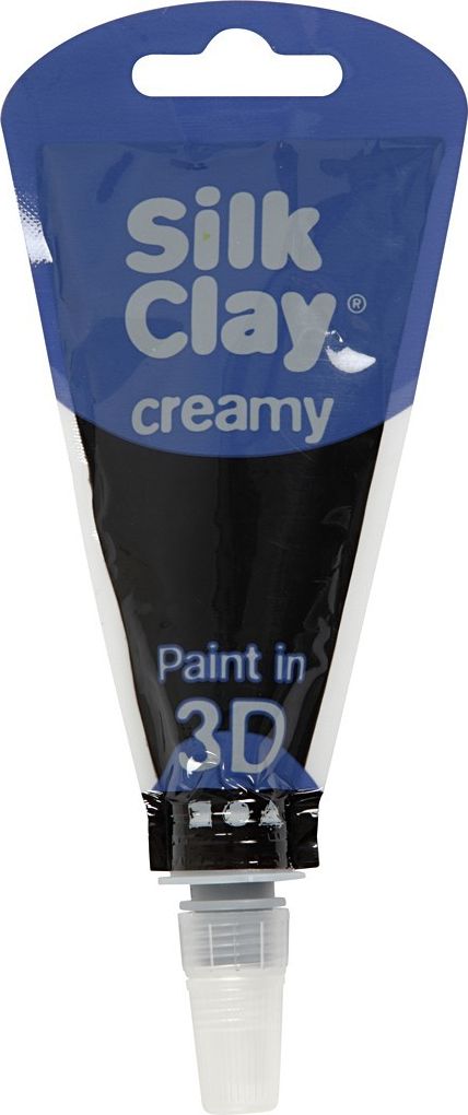 Creativ Company Pasta Silk Clay 35 ml Czarna