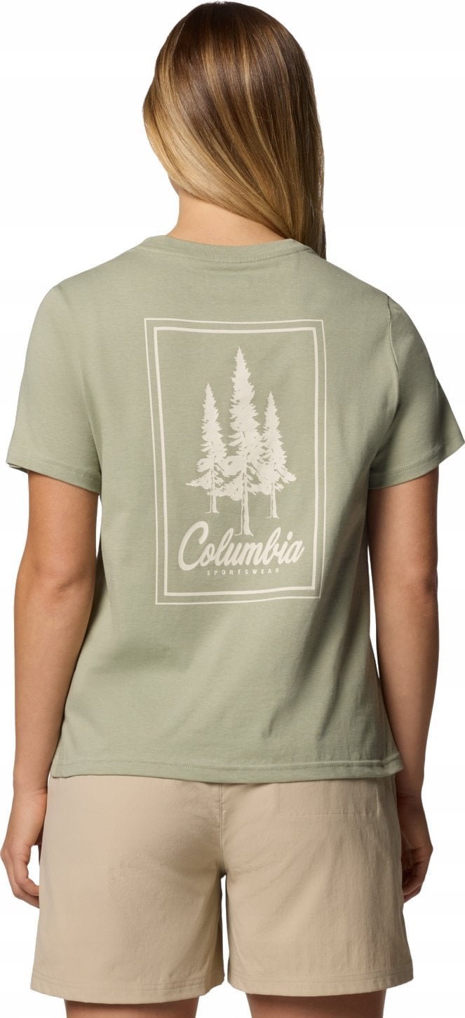 Columbia Rolling Bend Graphic SS Tee 2120021348 Zielone XL