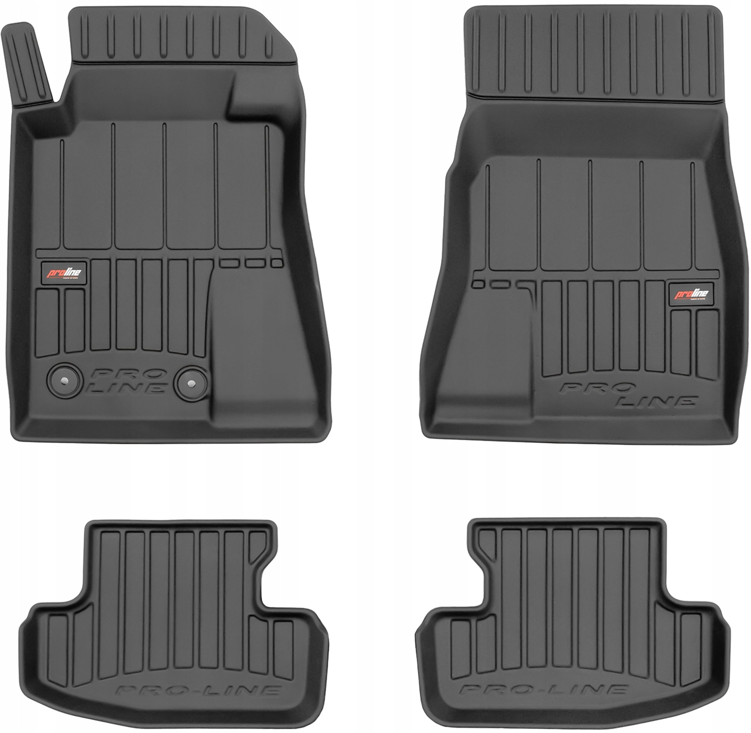 Guminiai ProLine 3D kilimėliai Ford Mustang VI Coupe 2014-2023