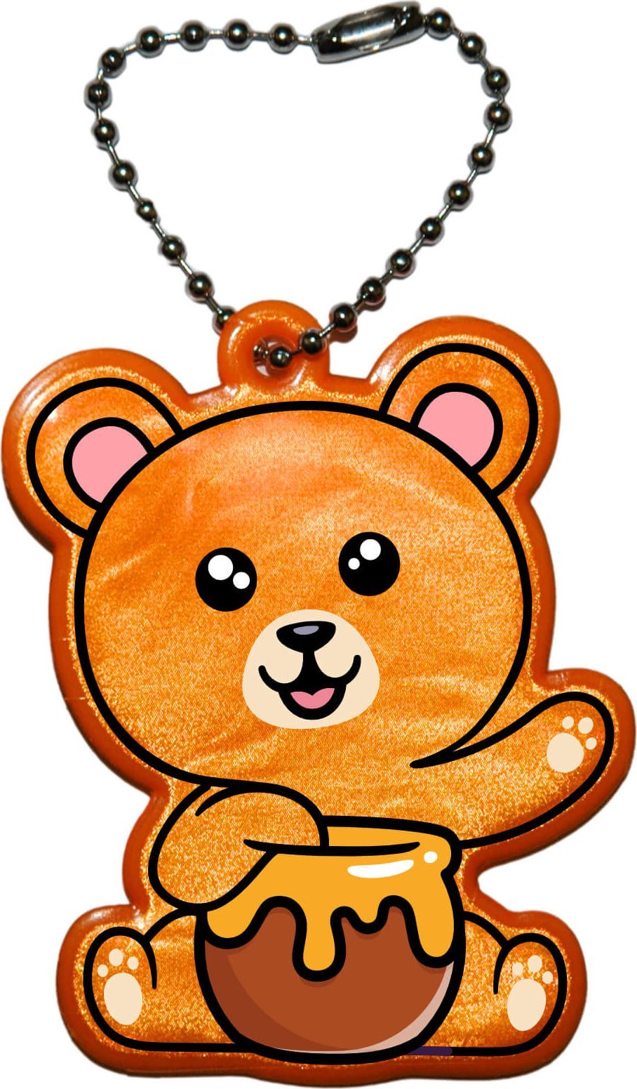 Breloczek Stamal Brelok breloczek gadżet odblaskowy odblask zawieszka miś misiek