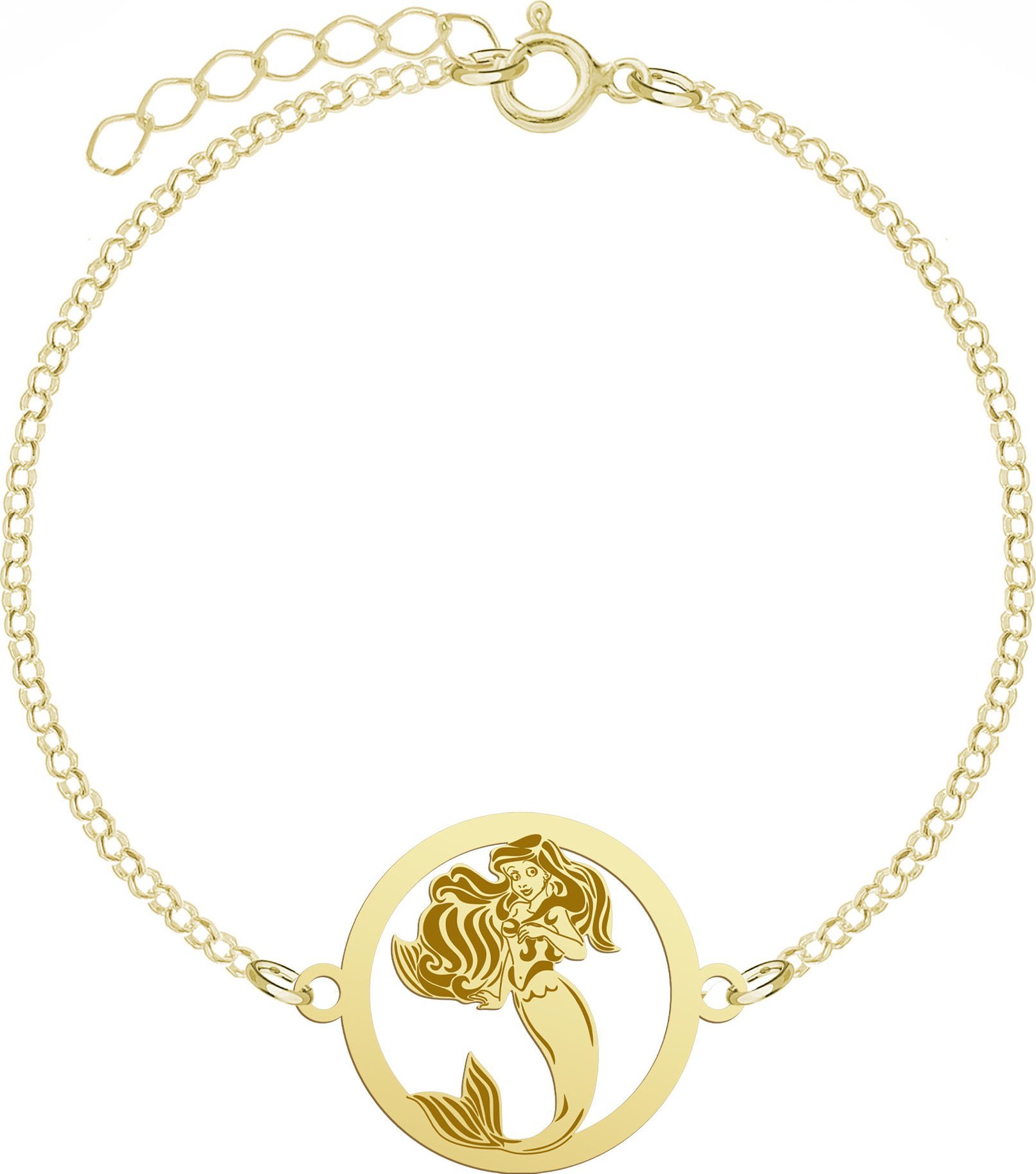 MEJK Jewellery Syrena Pozłacana Bransoletka