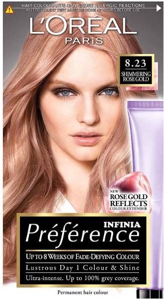 L’Oreal Paris Recital Preference Farba do włosów 8.23 Shimmering Rose