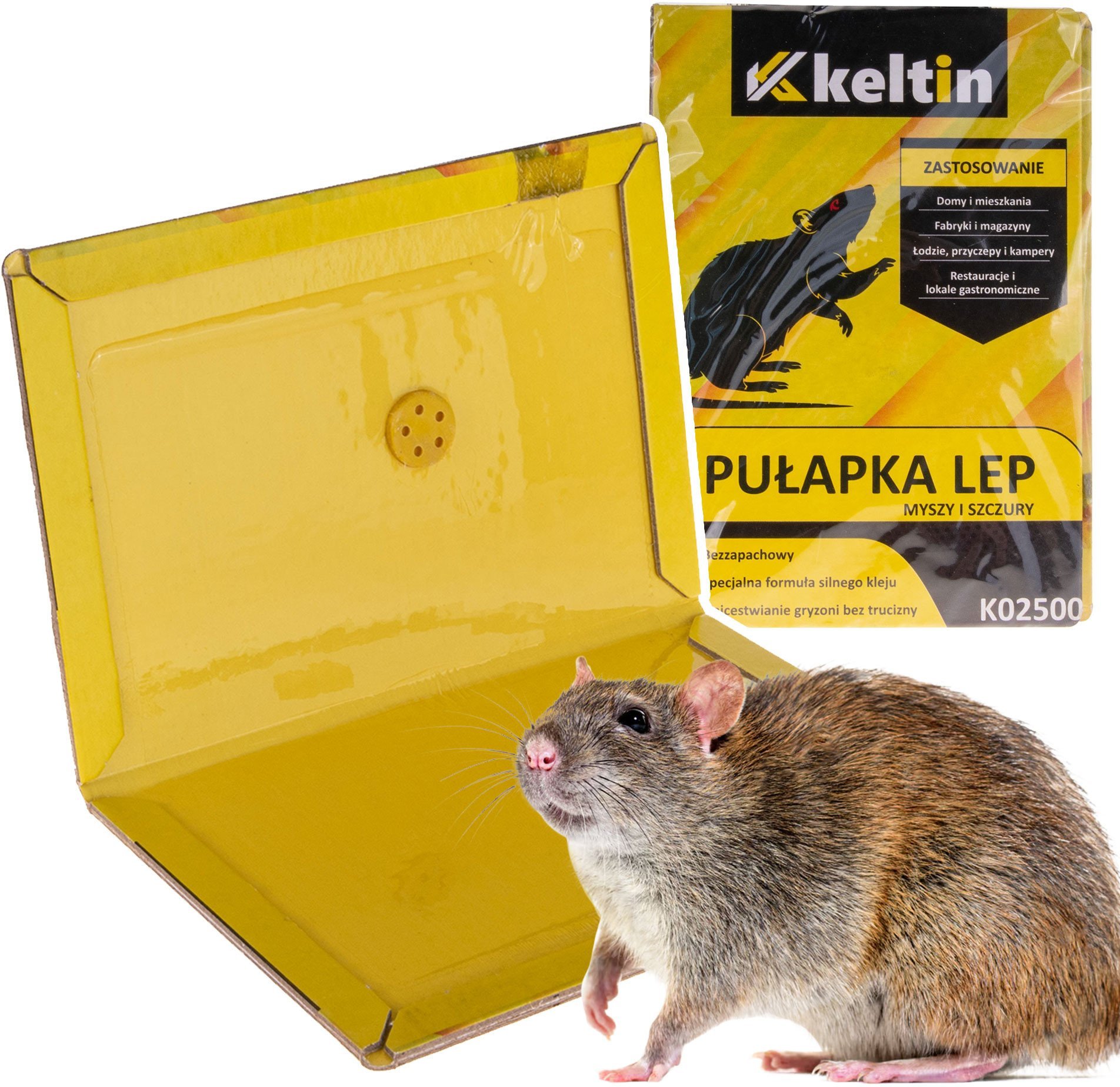 Pułapka lep na myszy i szczury (200)