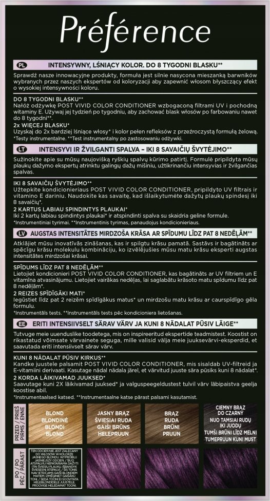 L’Oreal Paris L'OREAL_Preference farba do włosów 3.161 Magnetic Plum