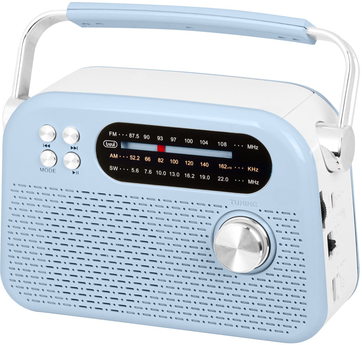 Radio Trevi RDA70BR04 USB Micro SD blue