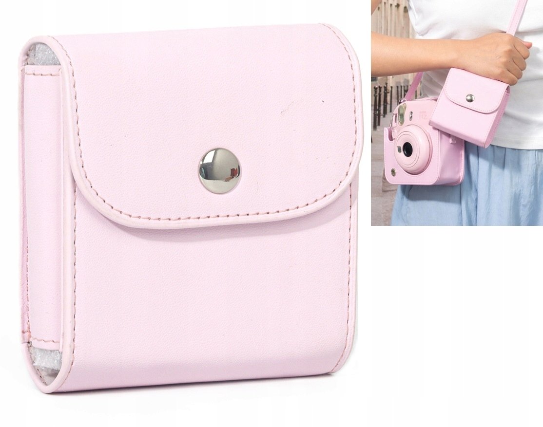 Etui Futerał Na Zdjęcia Instax Square Do Fujifilm Sq1 Sq6 Sq10 Sq20 Mini / Różowy