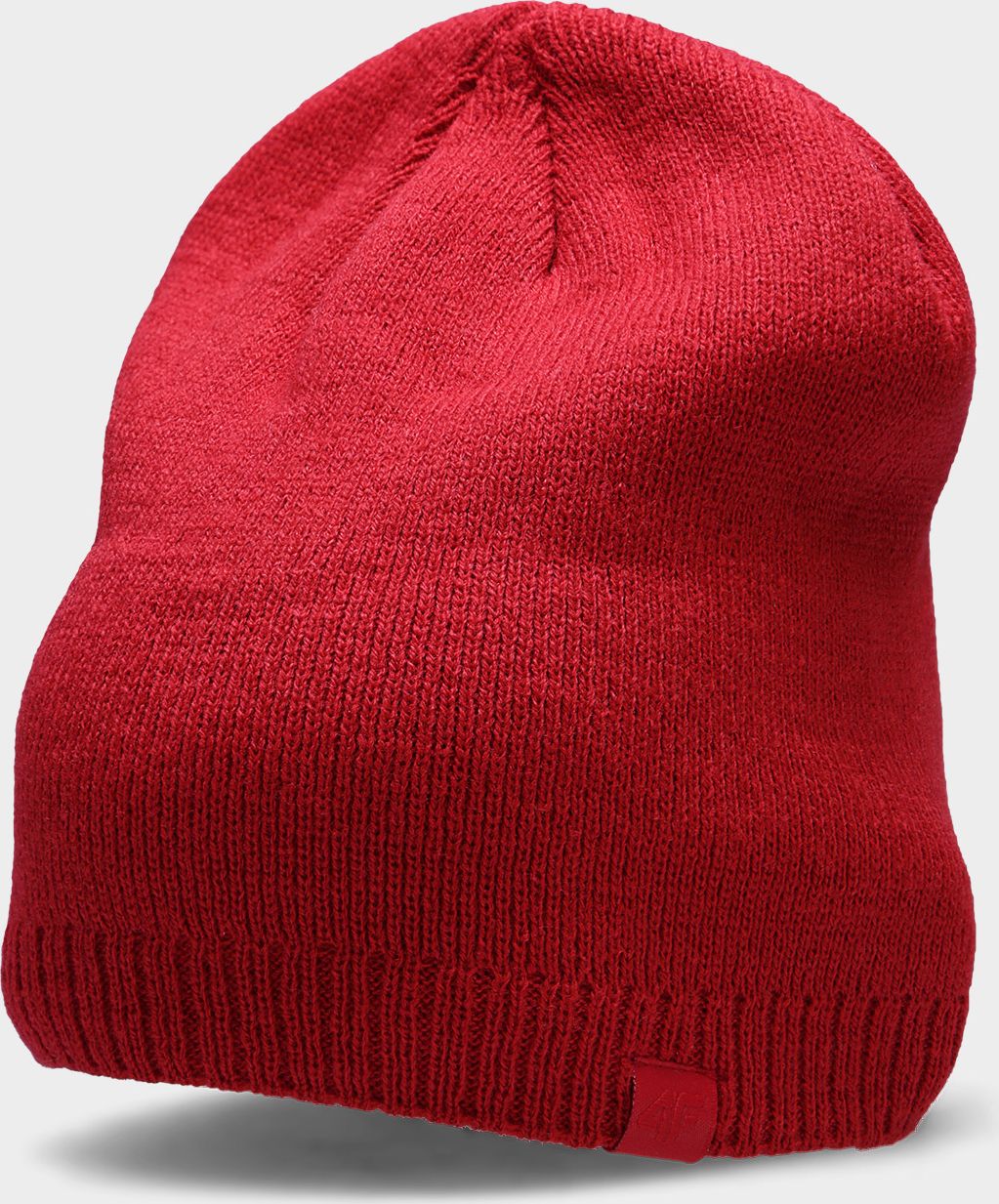 4f Czapka zimowa H4Z22-CAM002 Czerwona r.one size