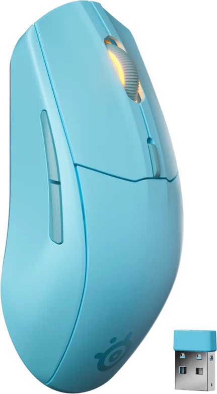 SteelSeries Pelė žaidimams | Rival 3 WL Gen 2 | Wireless | 2.4GHz, Bluetooth | Aqua