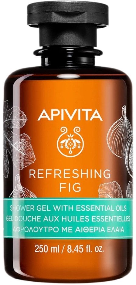 Apivita Refreshing Fig Shower Gel odświeżający żel pod prysznic z olejkami eterycznymi 250ml